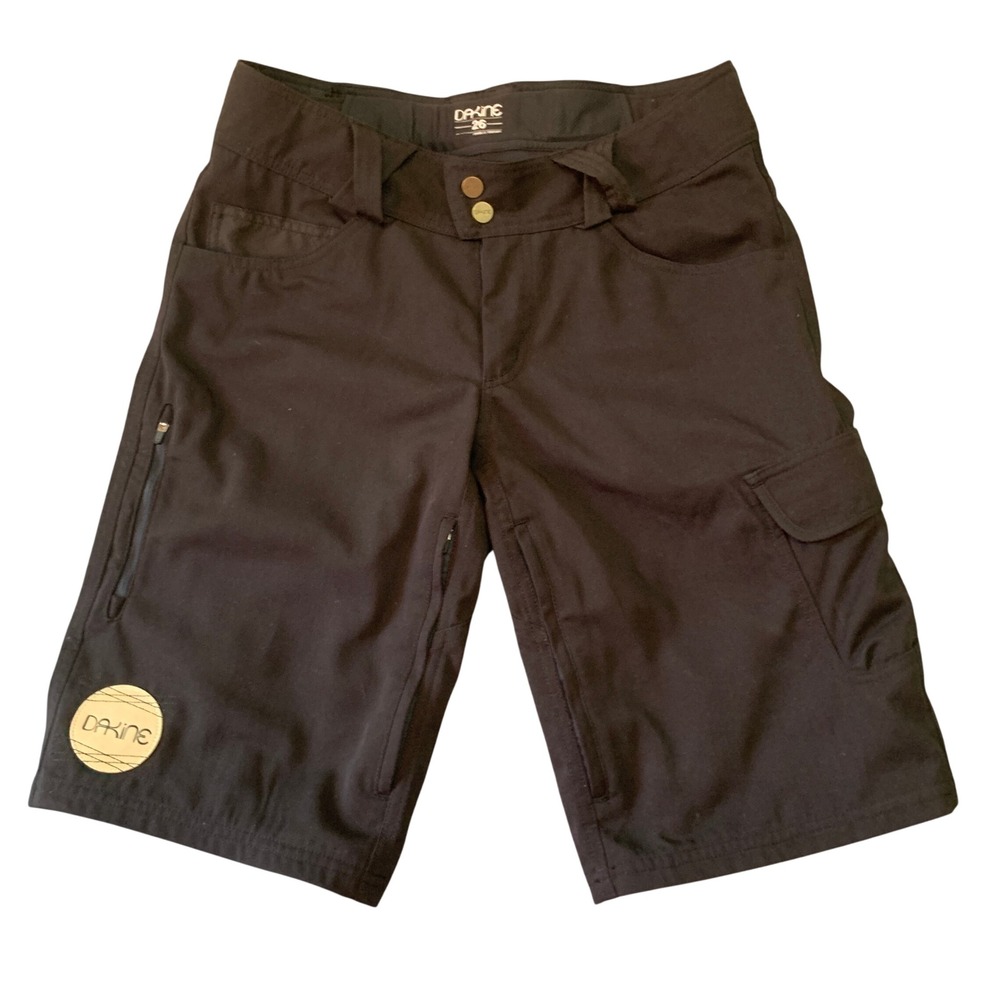 Dakine Mens Black Mountain Bike Shorts MTB‎ Cargo Pockets Size 26 08555800